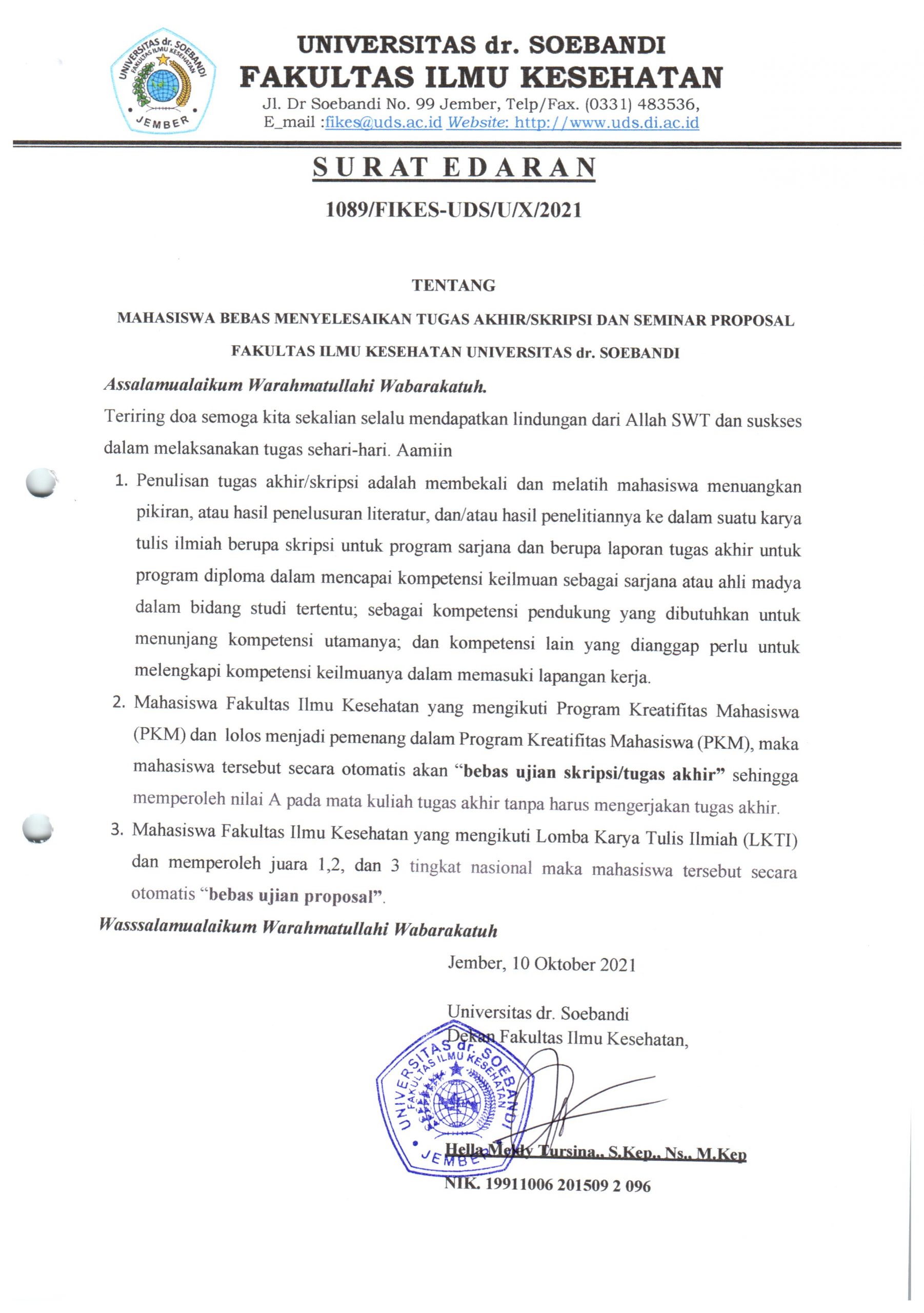 SURAT EDARAN